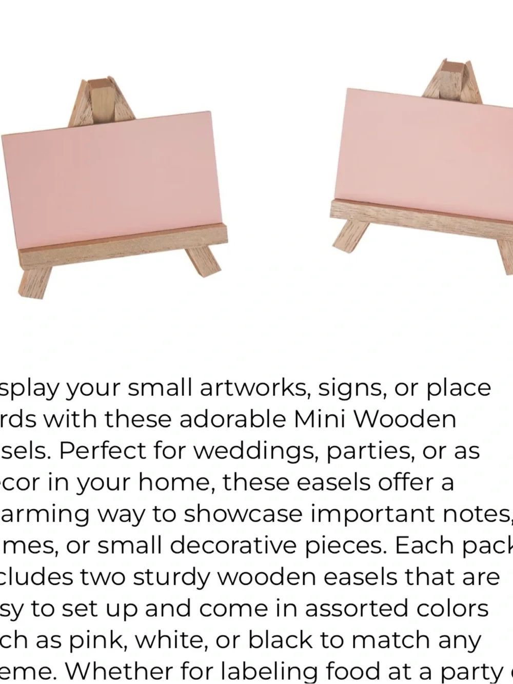 Mini Easels new